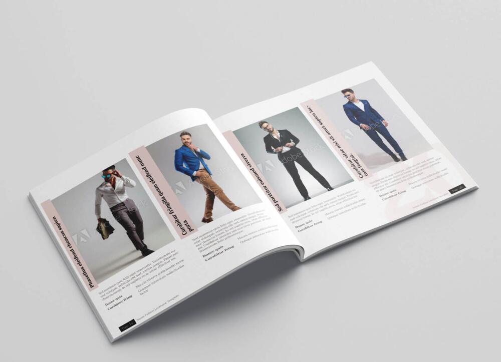 Square Fashion Lookbook Template