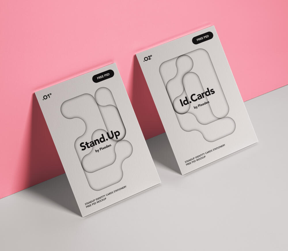 Stationery Identity Card Psd Mockup