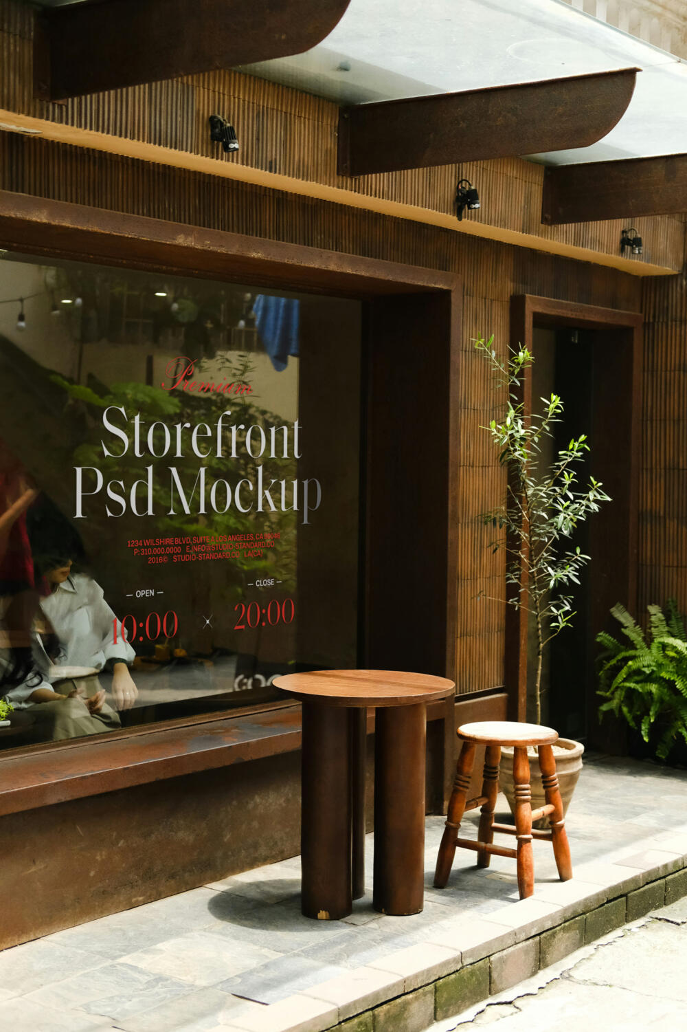Storefront PSD Mockup