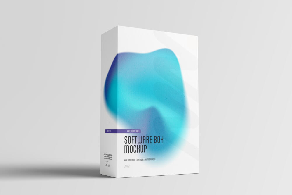 Thick Software Box Mockup