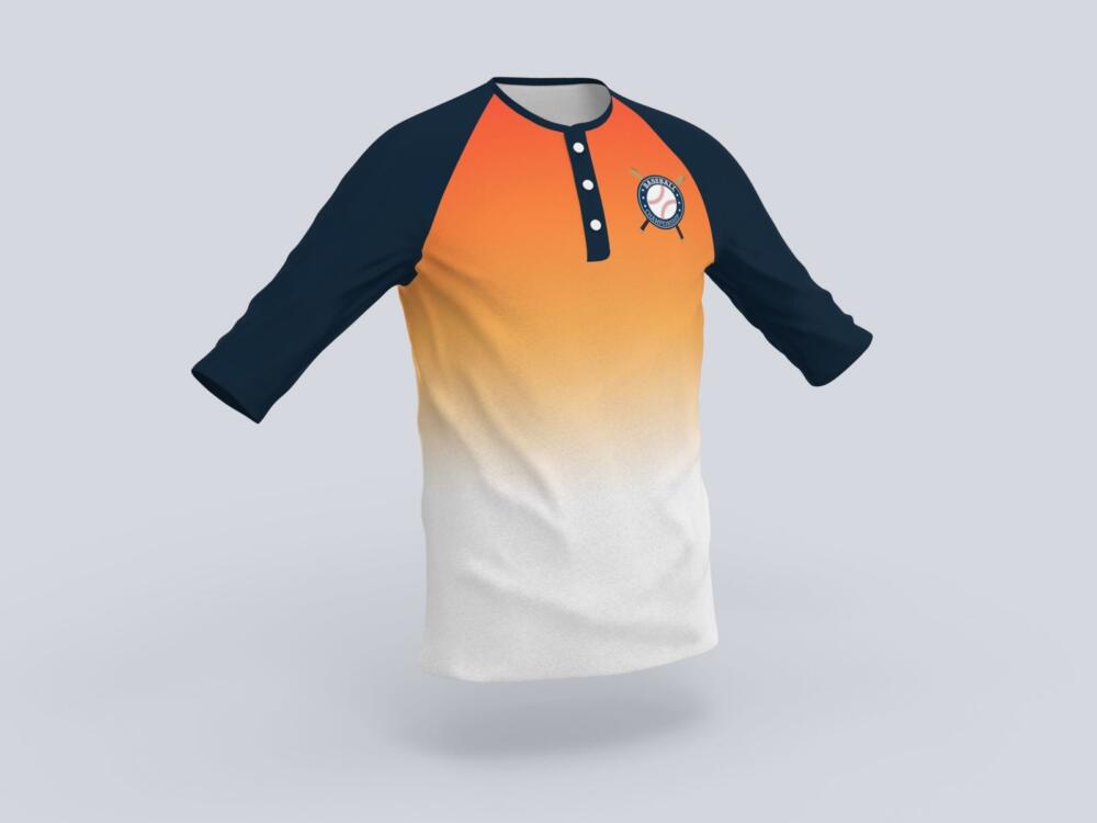 Three-quarter Sleeve Shirt Mockups Front