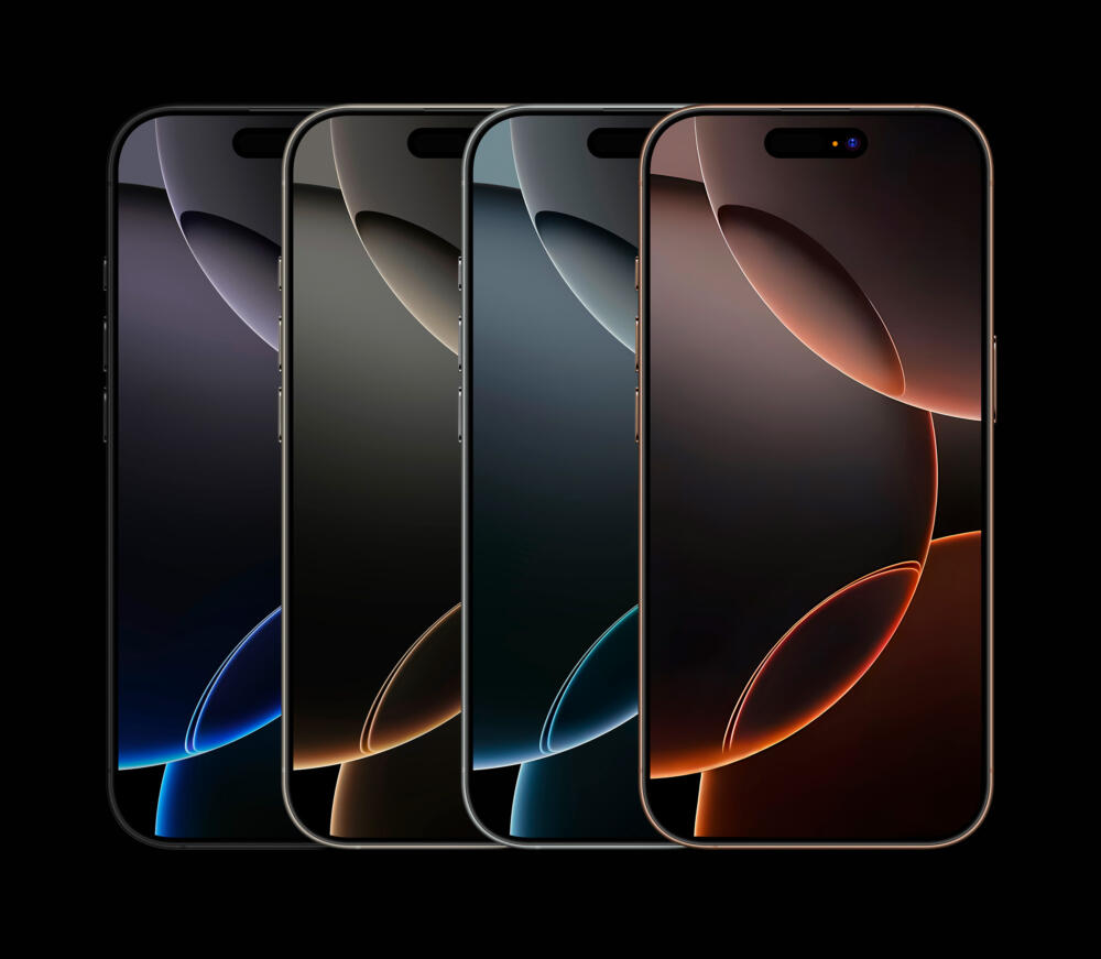 Titanium iPhone 16 Pro Psd Mockup