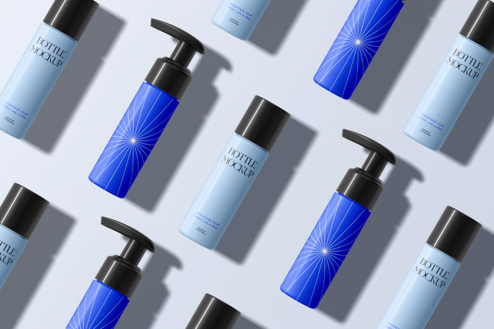 Top View Bottle Mockups