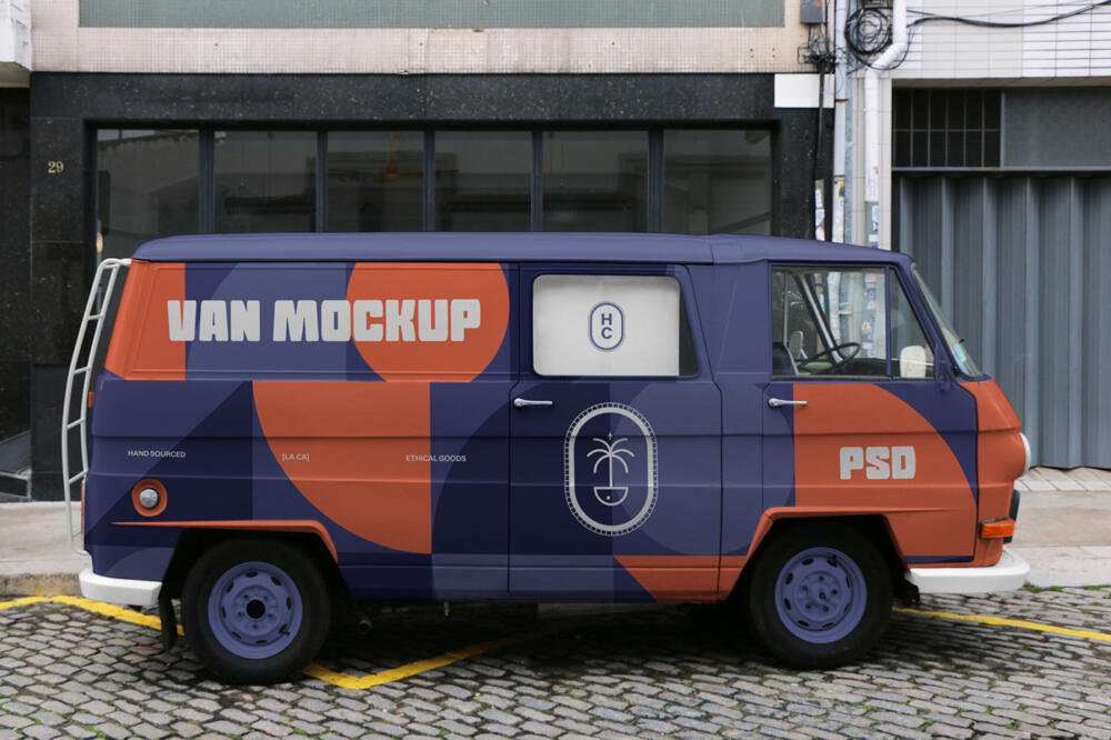 Transporter Van PSD Mockup