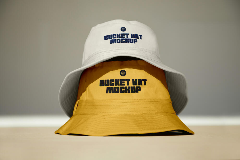 Two Bucket Hat Mockups