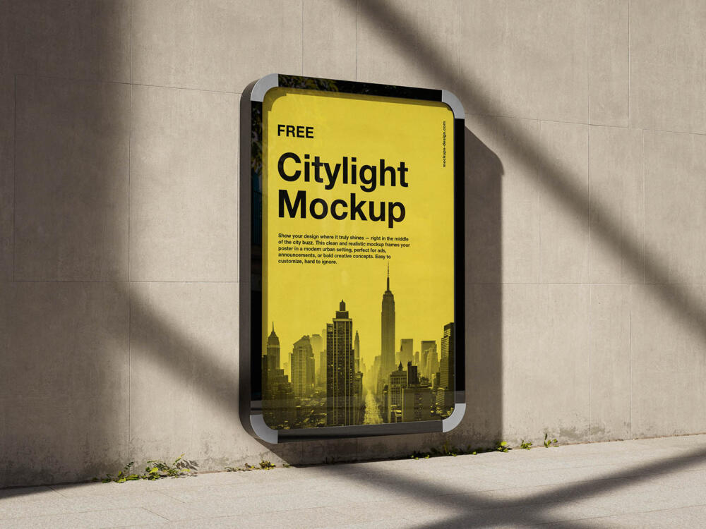 urban citylight mockup