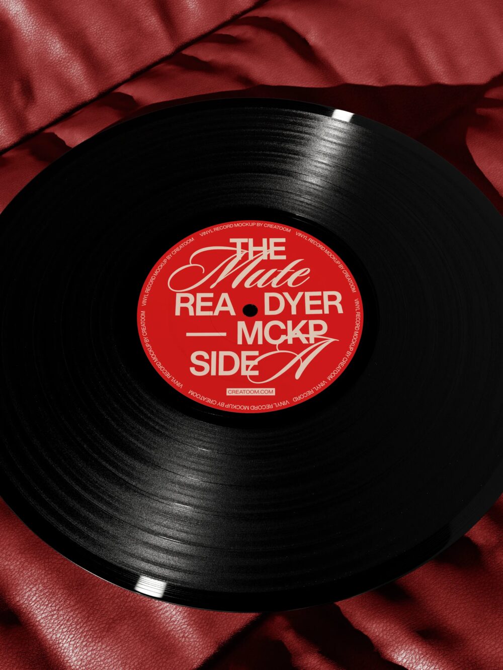 Vinyl Record Mockup On Sofa Isometric | Mockup store