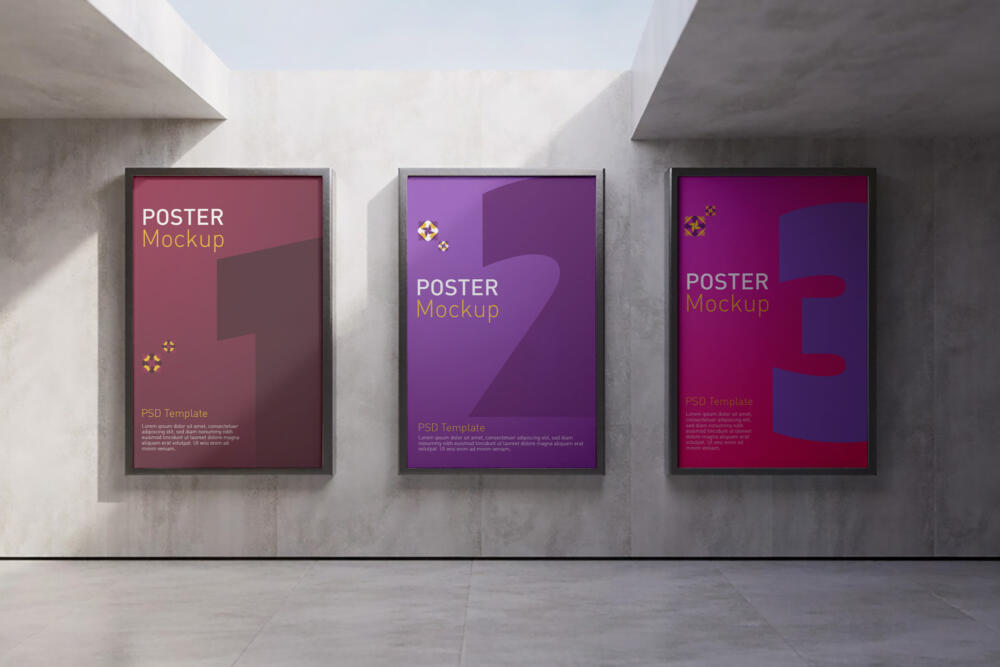Wall Poster Mockups