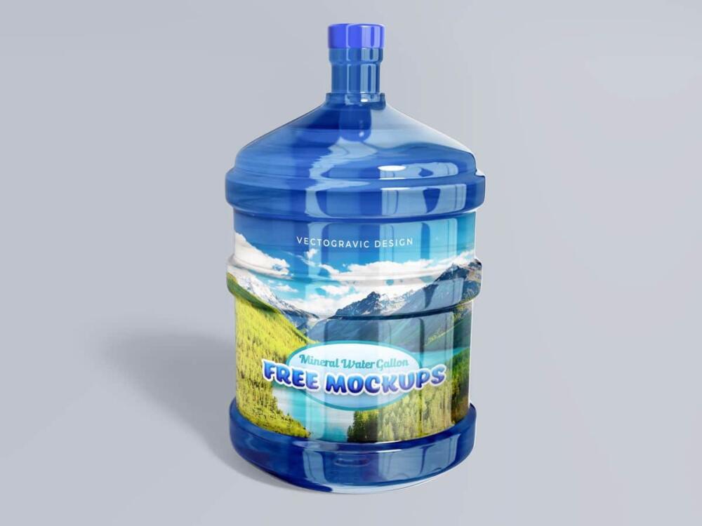 Water Gallon Mockups