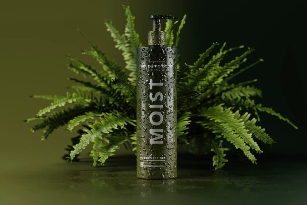 Wet Pump Bottle Mockups