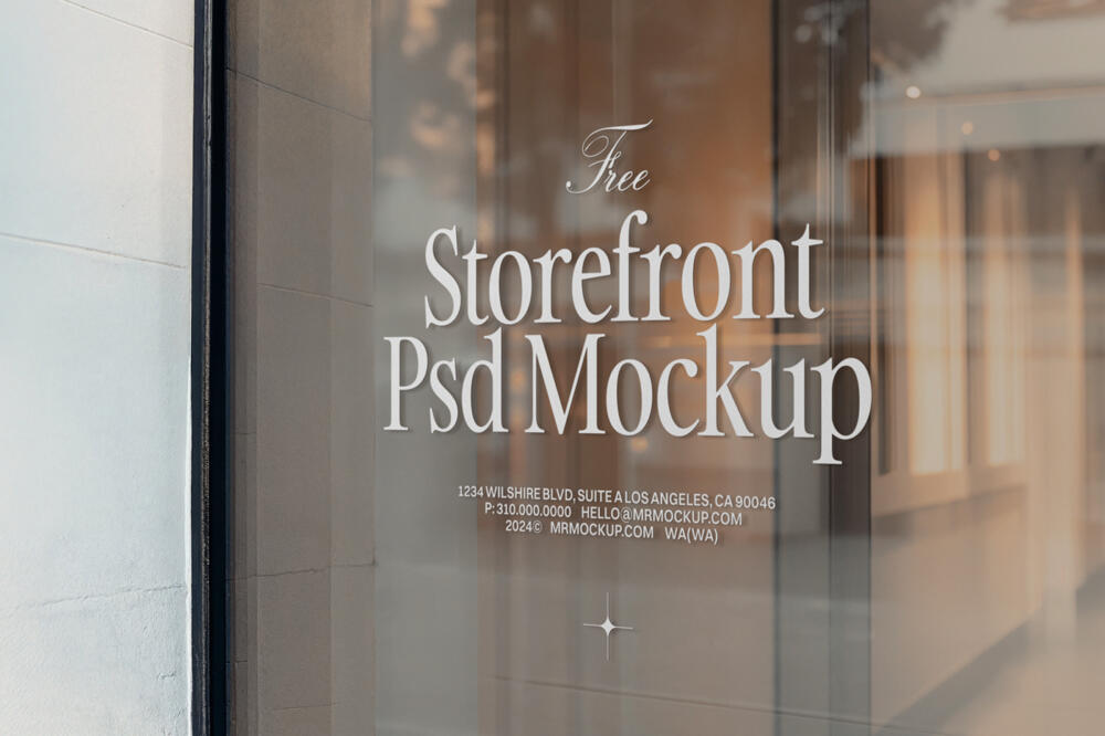 Window Storefront Mockup