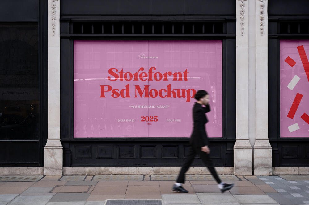 Wood Storefront PSD Mockups